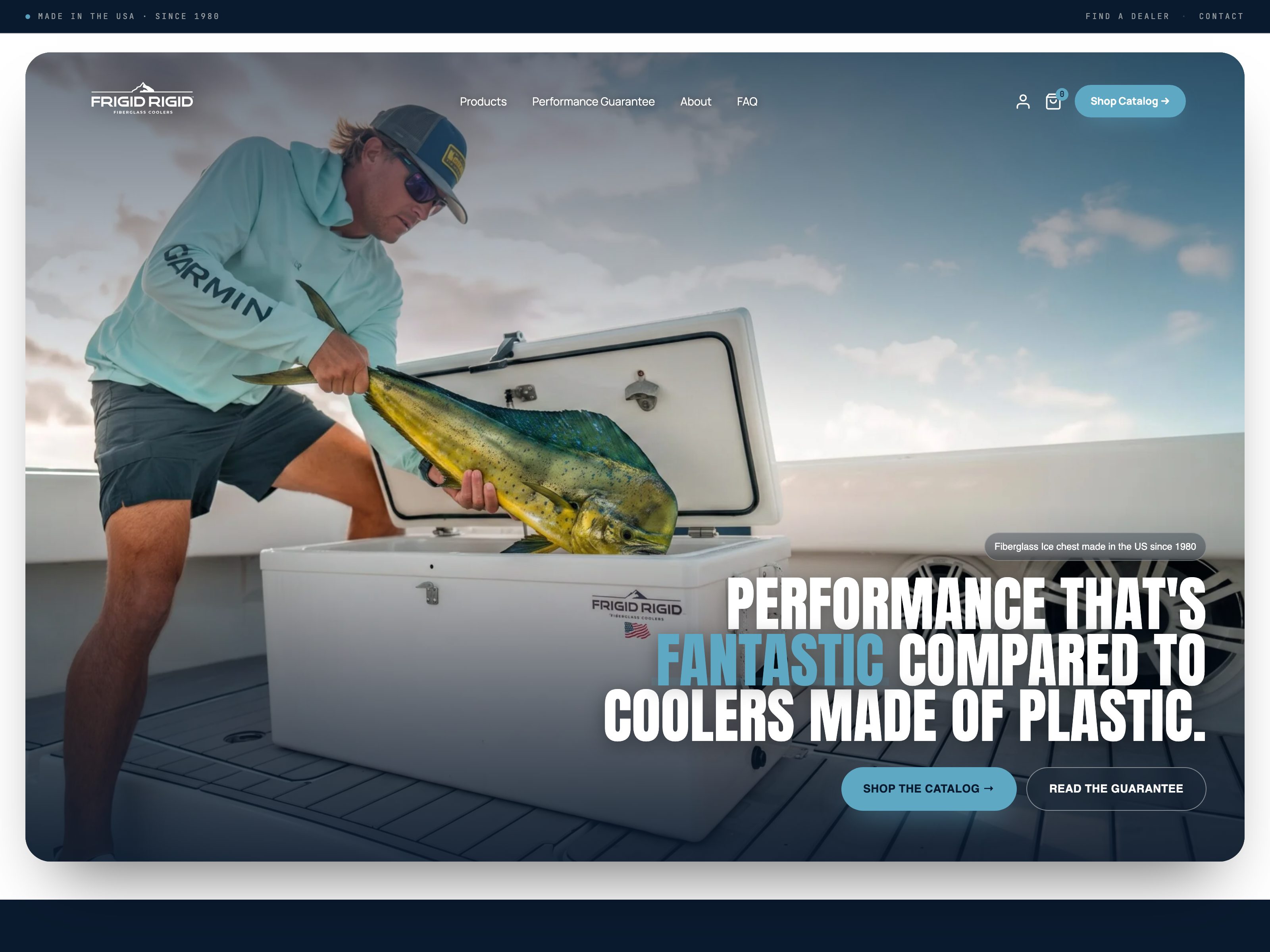 Frigid Rigid website